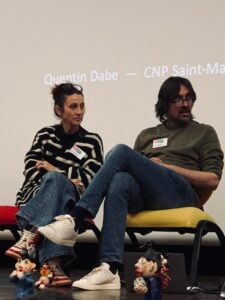 Stephanine Lecoutre et ses poteries, et Quentin Dabe, psychologue Art thérapeute TRUST